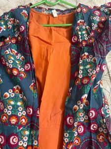 Nayo Long Kurti With Jacket