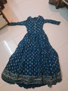 Stylish Teal Ethnic dress