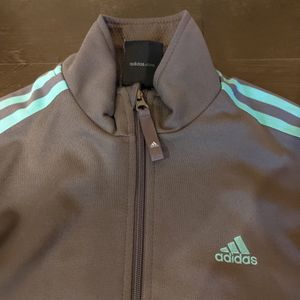 Adidas Grey Zipper Upper