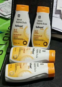 Selsun Daily 2in1 Shampoo 30 Ml 4 Nos