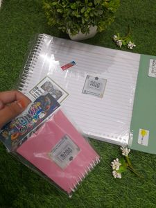 📢200 Pages Spiral Copy (Colour notebook Free 🆓)