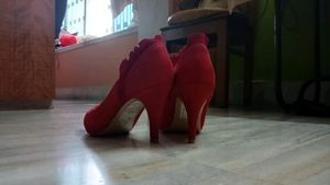 Red Festive Heels.
