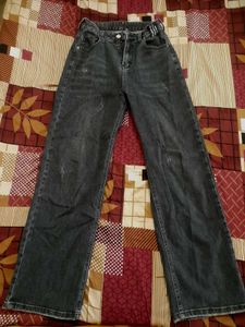Black Straight Jeans