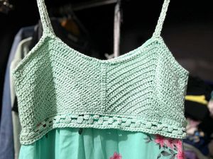 Floral Crochet Summer Dress