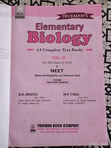 Trueman&#39;s Elementary Biology Class 12