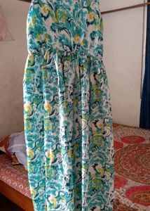 Women&#39;s A-line Full Long Dress Frouk