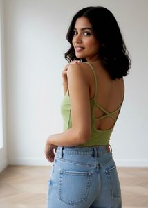 Cute Green Tank Top