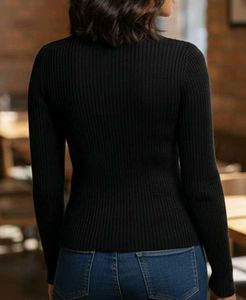 Black Long Sleeve Top