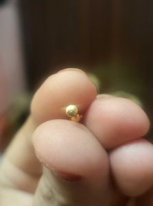 Pearl Stud Gold nose pin