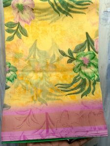 Linen Saree