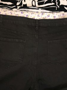 Zudio New Denim Black Shorts