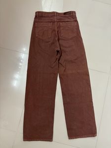 Brown Wideleg Jean