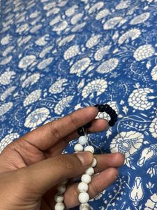 pair of two batcelets black and white