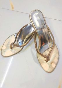 Elegant Gold Heels
