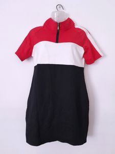 Color Block Mini Dress