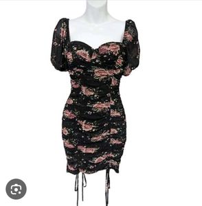 BLASHE BLACK RUCHED BODYCON