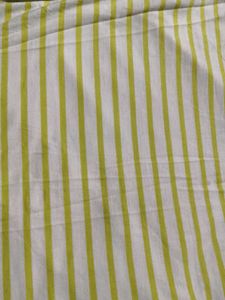 Fame forever women yellow striped cotton tshirt