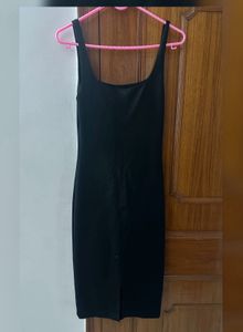 Black Bodycon Midi Dress