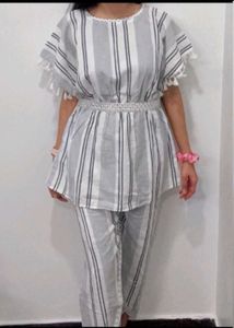Striped Co-ord Set.  Size: S