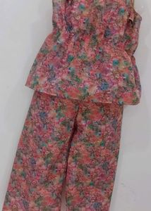 Cute Floral Girls Clothing Set.All Size Available