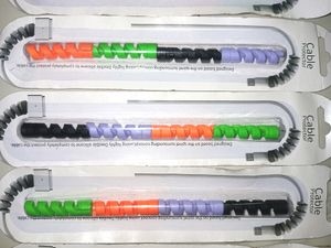 Spiral charger cable protector