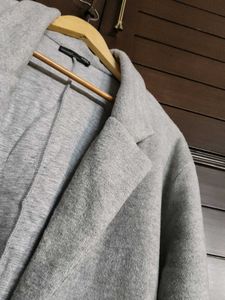 Zara trench coat style jacket Open Front pocket