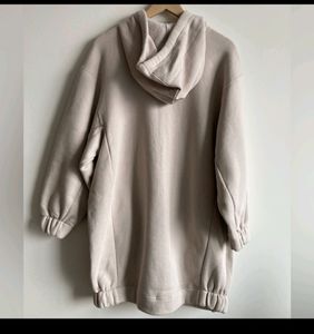 ZARA OVERSIZED LONG HOODIE DRESS. SIZE S AND M