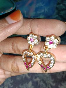 Heart Dangle Earrings