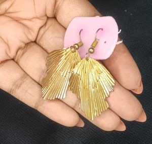 Gold Leaf Earings