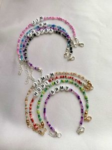 BTS Inspired Beaded Bracelet