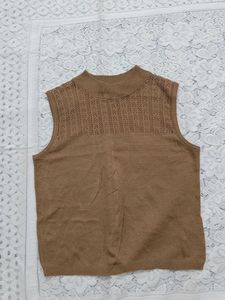 Tan Knitted Top
