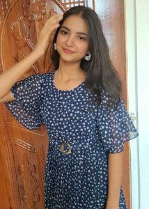 Blue frock combo🌺