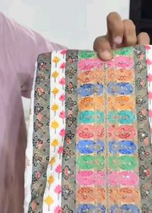 women&#39;s dress meterial with Lakhnavi embroidery