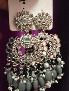Jhukma with mirror work