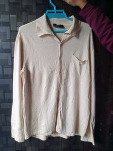 Off White Plain Yet Beautiful Sweater .
