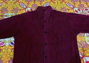 Striped Maroon Shirt
