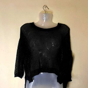 ⛧Y2k Emo/Gothic Alt Baddie Fishnet Top⛧