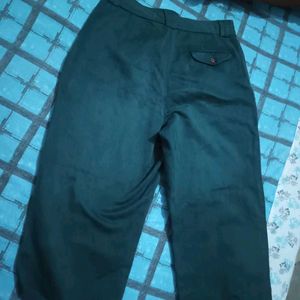 Green Wide Leg Pants