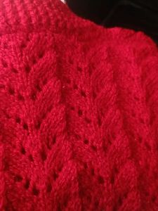 Red Knitted Sweater