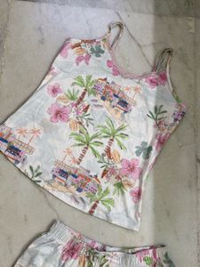 Floral Pajama Set