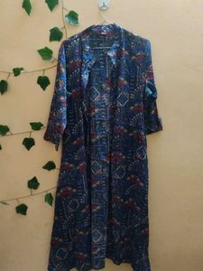 Blue Multicolor Shrug