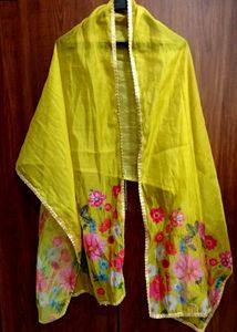 Floral Yellow Kurta