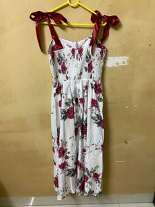 Sweetheart Neck Floral Maxi Dress