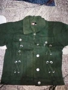 Vintage Corduroy Lace-Up Jacket