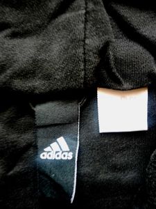 Adidas Black Men&#39;s Hoodie With Zipper