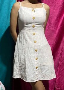 A Mini Light Pink Dress