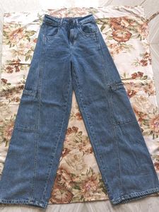 SARFARAAS Women Wide Leg High Rise Jeans