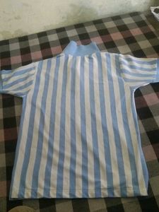 Zara Striped Polo T-Shirt