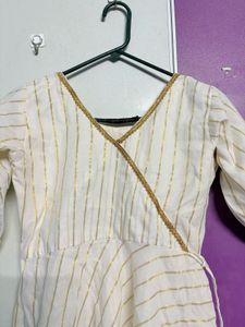 Striped kerala style kasavu Ethnic Dress