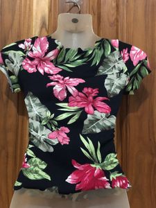 Floral Shein Top